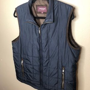 Men’s Johnston & Murphy Quilted Vest Large